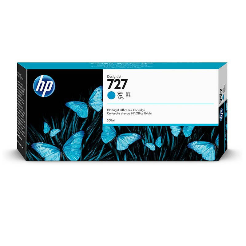 Blekk F9J76A 727 Cyan 300ml
