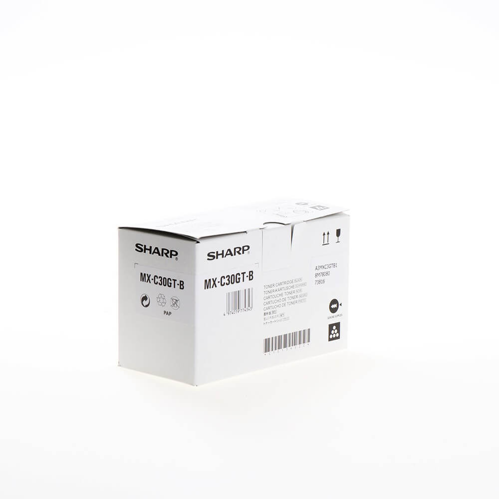 Toner MXC30GTB MX-C30GT Sort