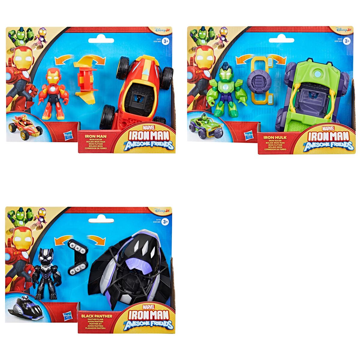 Iron Man And His Awesome Friends Figure IMF 2IN1 MECH Assorted