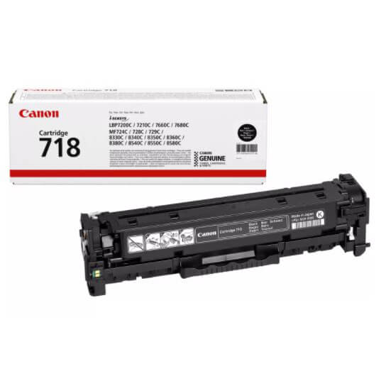 Toner 2662B002 718 Musta