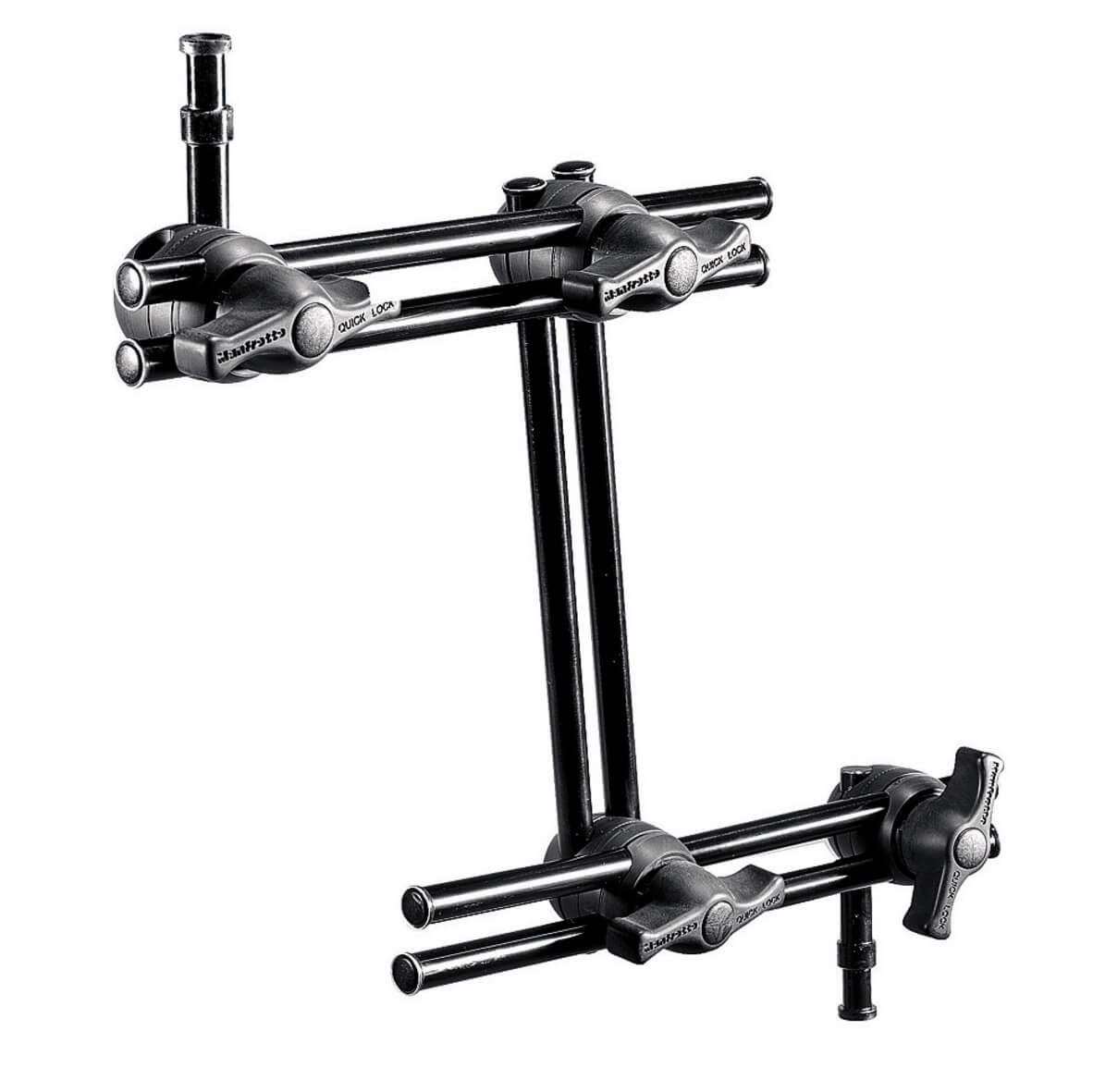 Double  Arm 396AB-3, 3 Parts, aluminum, black