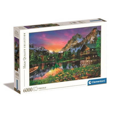 Puslespill 6000 Pcs High Quality Collection Alpine Lake