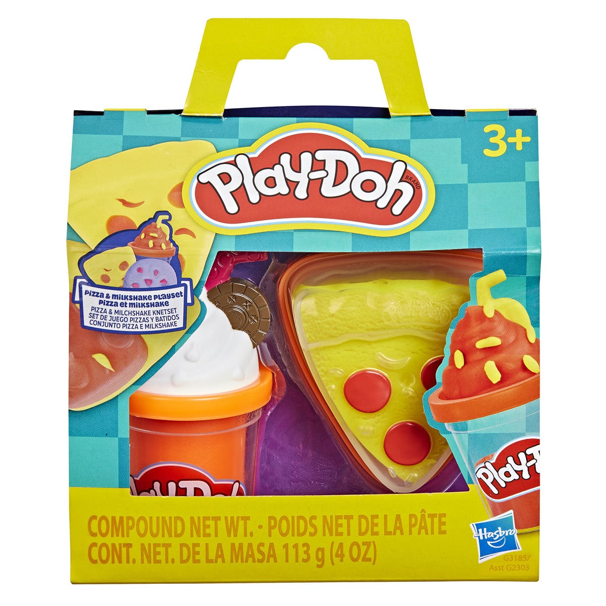 PLAY-DOH Kitchen Creations  Pizza and Milkshake Playset