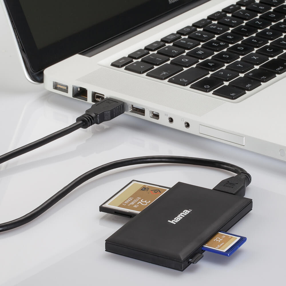 HAMA USB 3.0 Multi SD/microSD/CF/MS Black