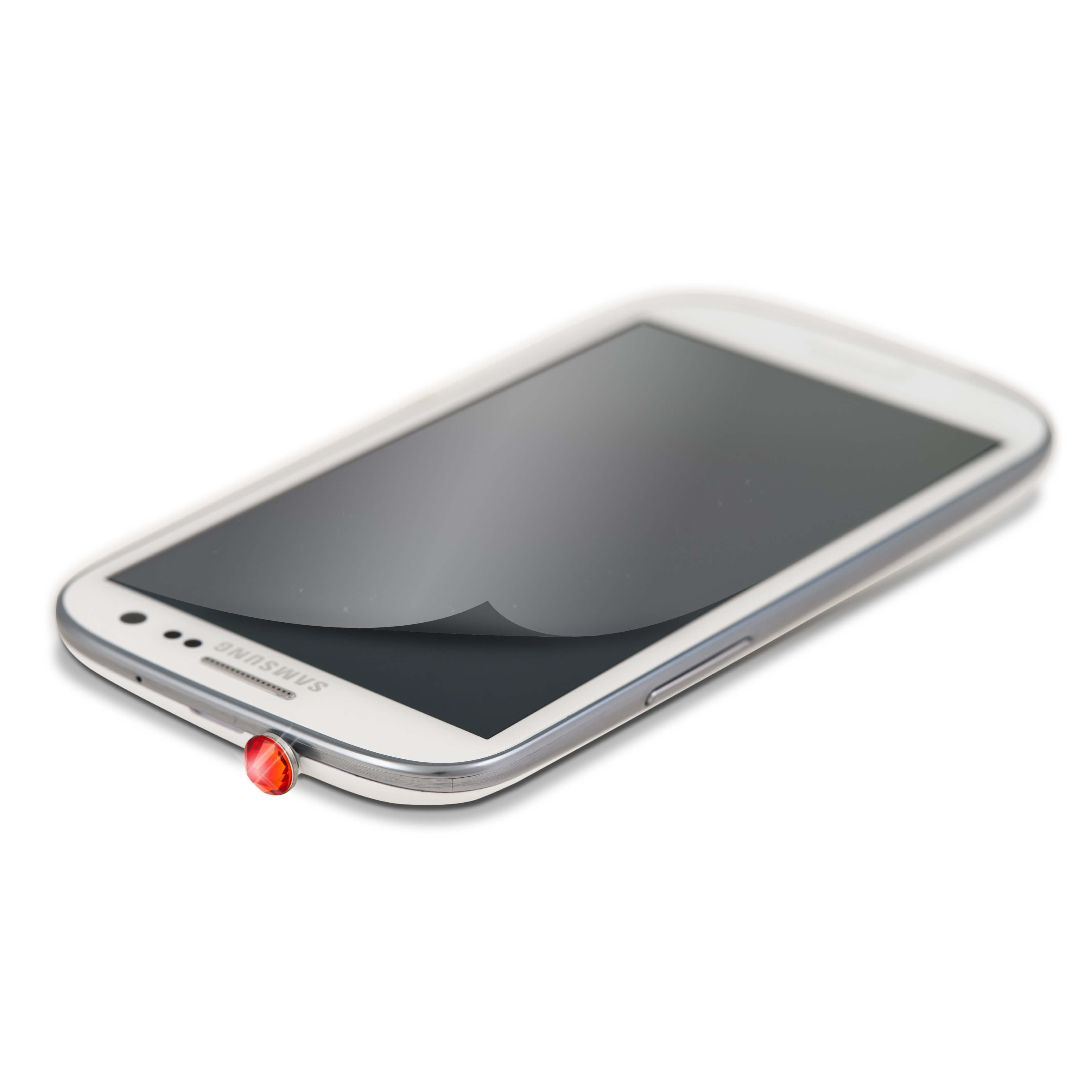 Crystal Pin for Samsung Galax y S III, orange