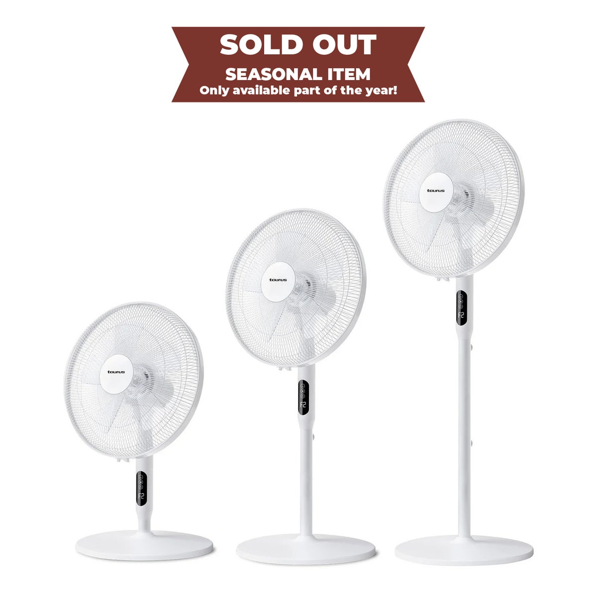 Ventilator 3-i-1 Ice Brise 40 cm Hvid