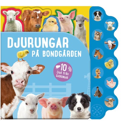 Djurungar på bondgården (med ljud)