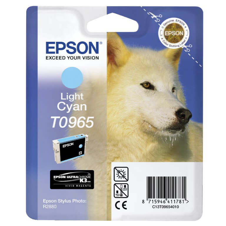 EPSON Ink UltraChrome K3 T09654010 Light Cyan
