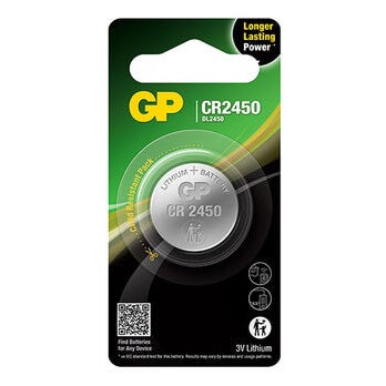 Coin Cell Lithium CR2450 1-pack