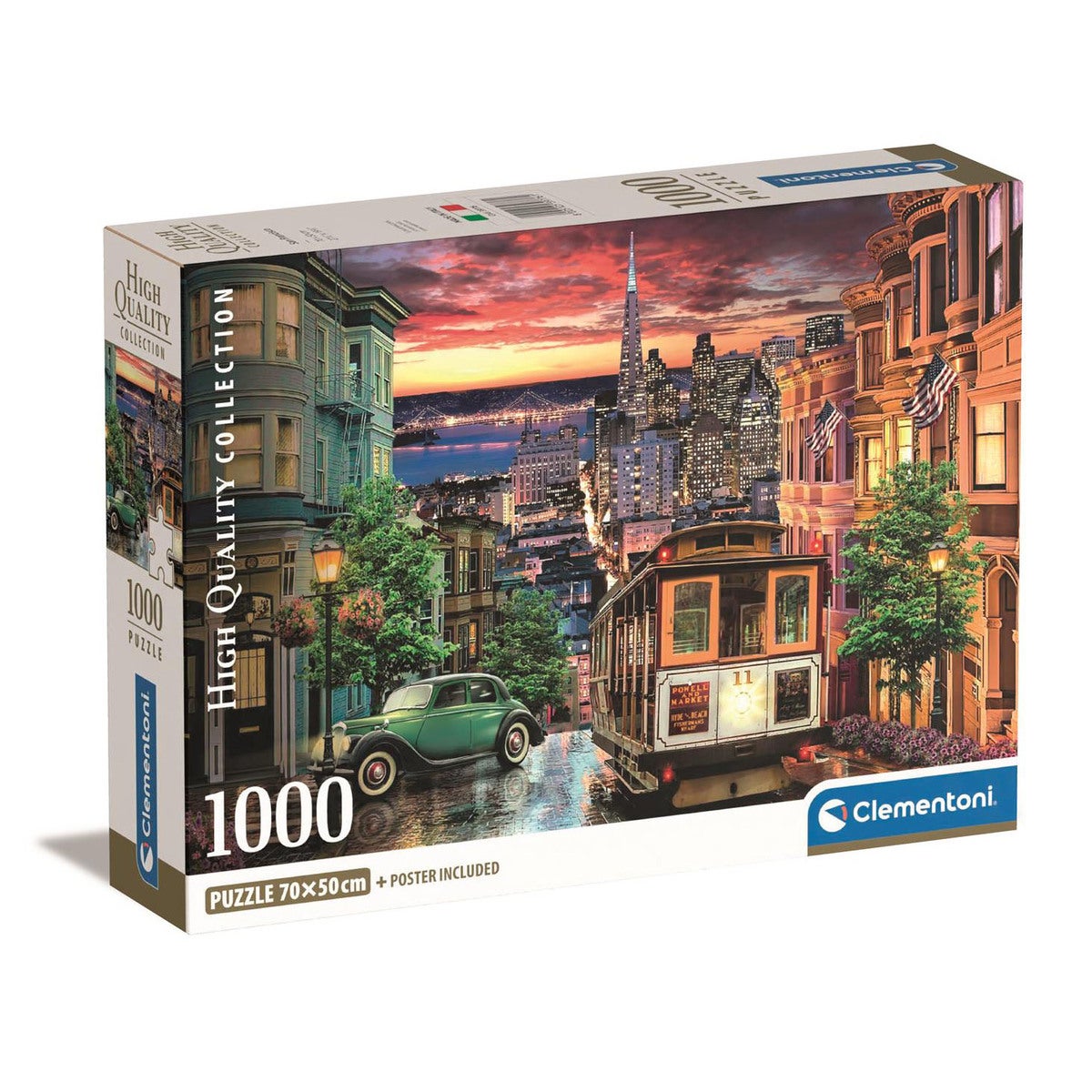 Puslespill 1000 Pcs CB High Quality Collection San Francisco