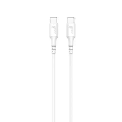 Laddkabel USB-C till USB-C 2.0 2m Kabel Vit