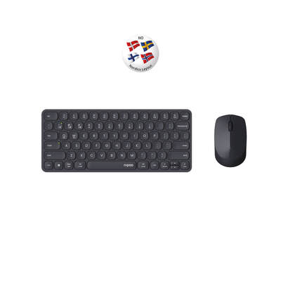 Tangentbord/Mus-set 9010M Wireless Multi-Mode Svart