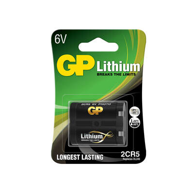 Battery Lithium 2CR5/DL245 1-Pack