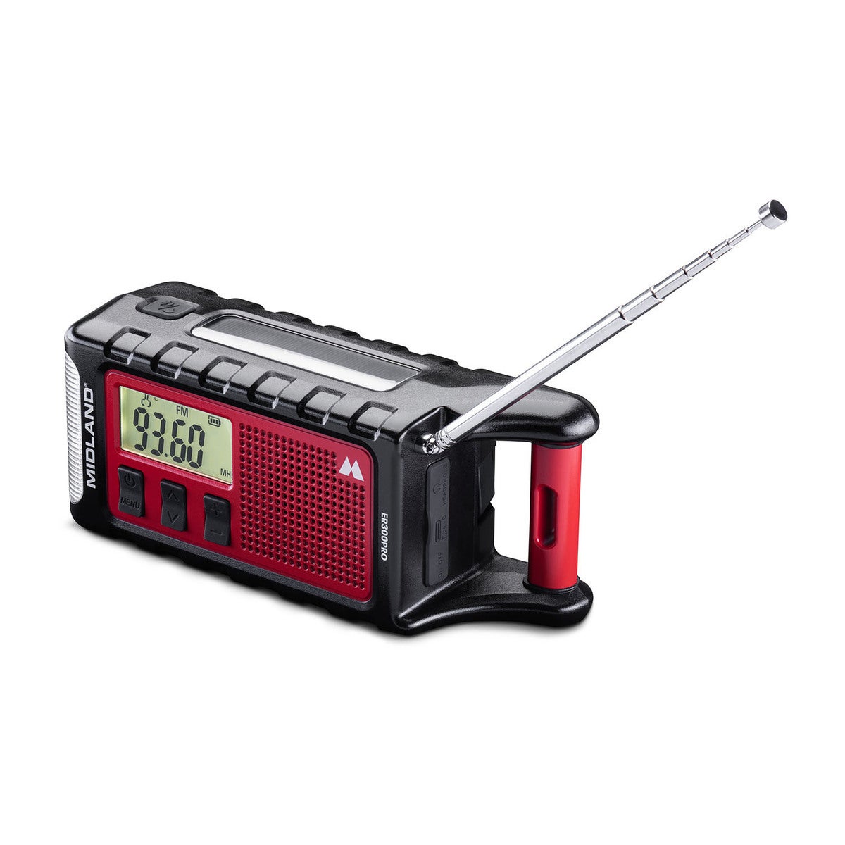 Emergency Radio Power Bank ER300 Pro Red Black