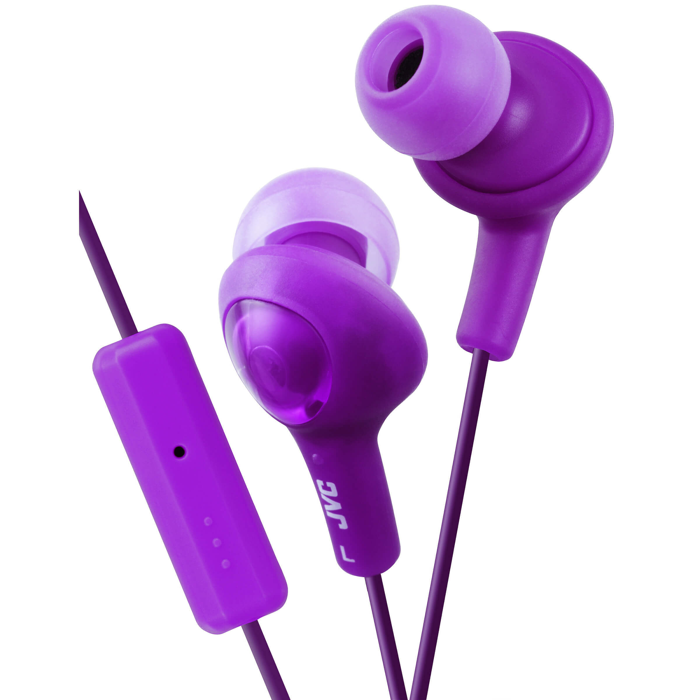 JVC Headphone FR6 Gumy Plus Mic Purple