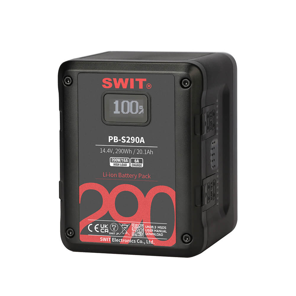 PB-S290A 290Wh Multi-Sock Square Cine Battery