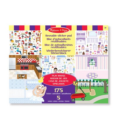 Reusable Sticker Pad Play  House