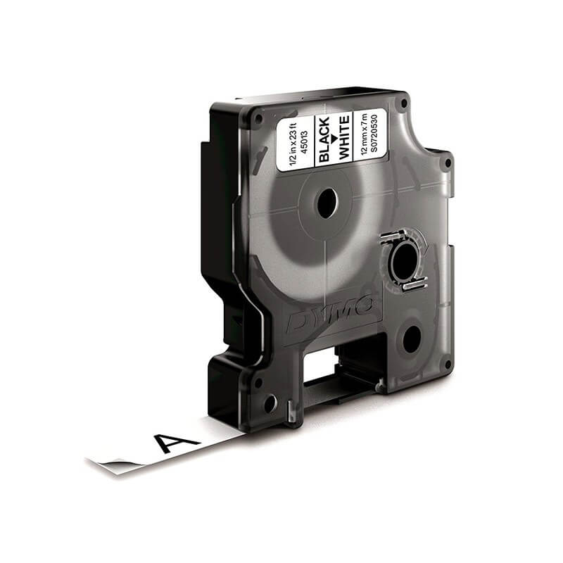 Färgband S0720530 45013 12mm Svart på Vit