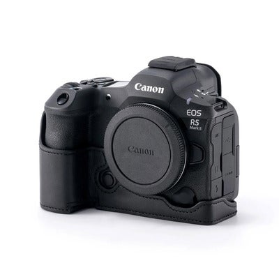 Camera Case for Canon R5 Mark II Leather Black