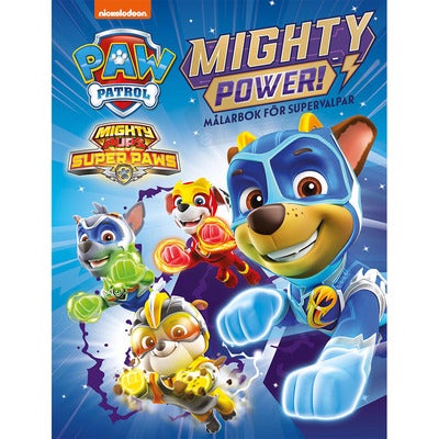 Mighty power! Målarbok för supervalpar