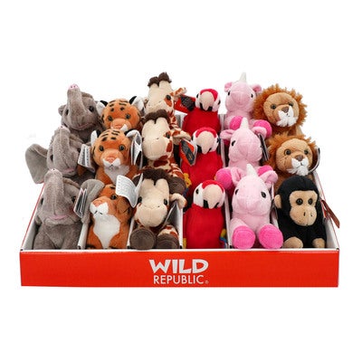 WILD R Pocketkins Jungle ECO  18pcs -Asst CDU