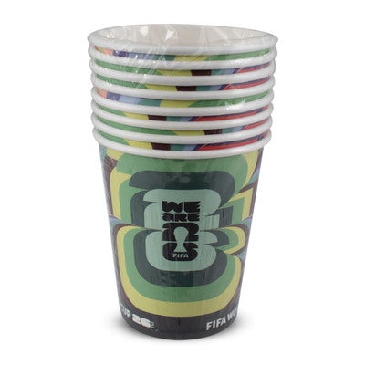 Papirkopper World Cup Partywear Paper Cups - Amplify - 8pk