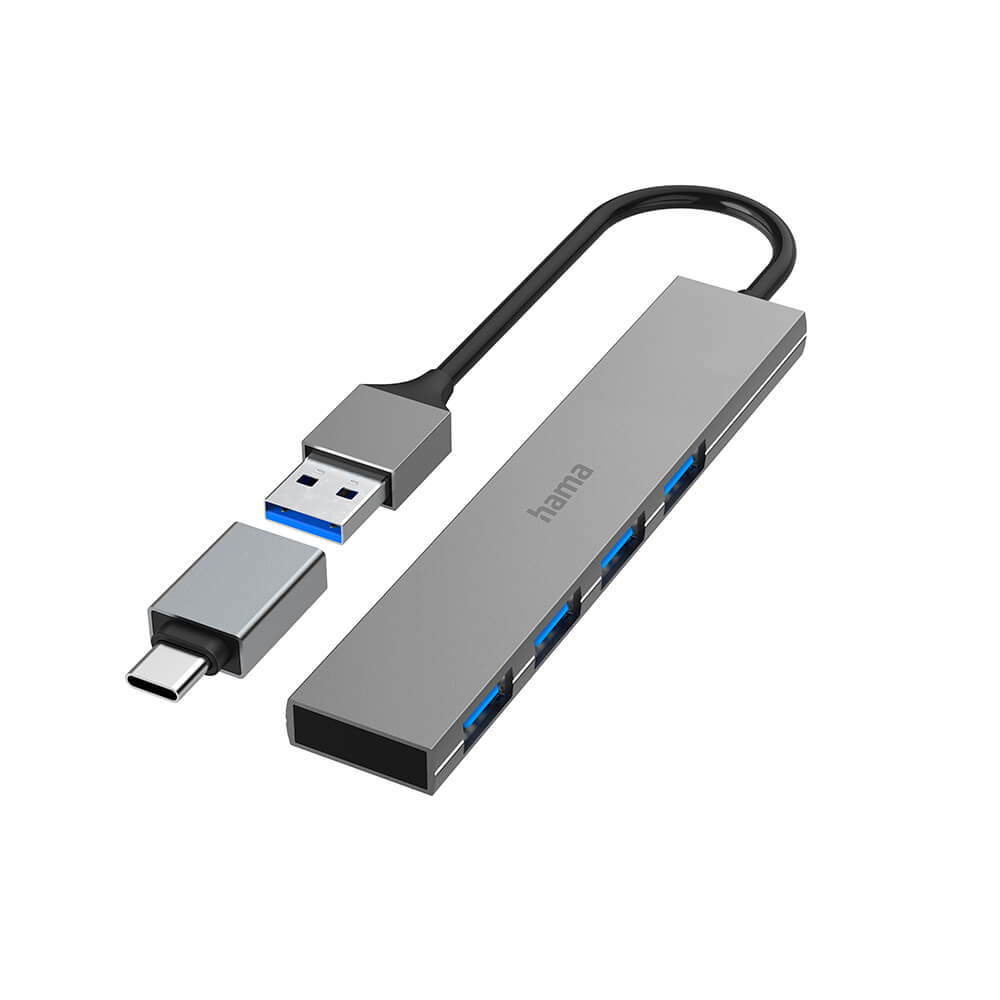 Hub USB-A 3.2 4x-Porter 5 Gbit/s USB-C-Adapter