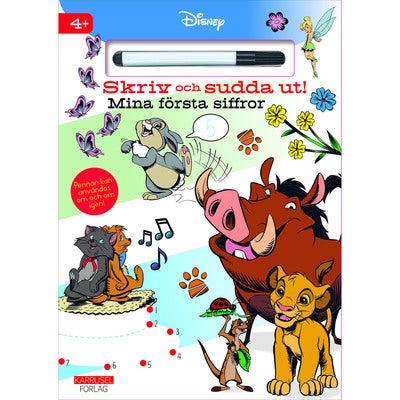 Skriv och sudda ut! Mina första siffror