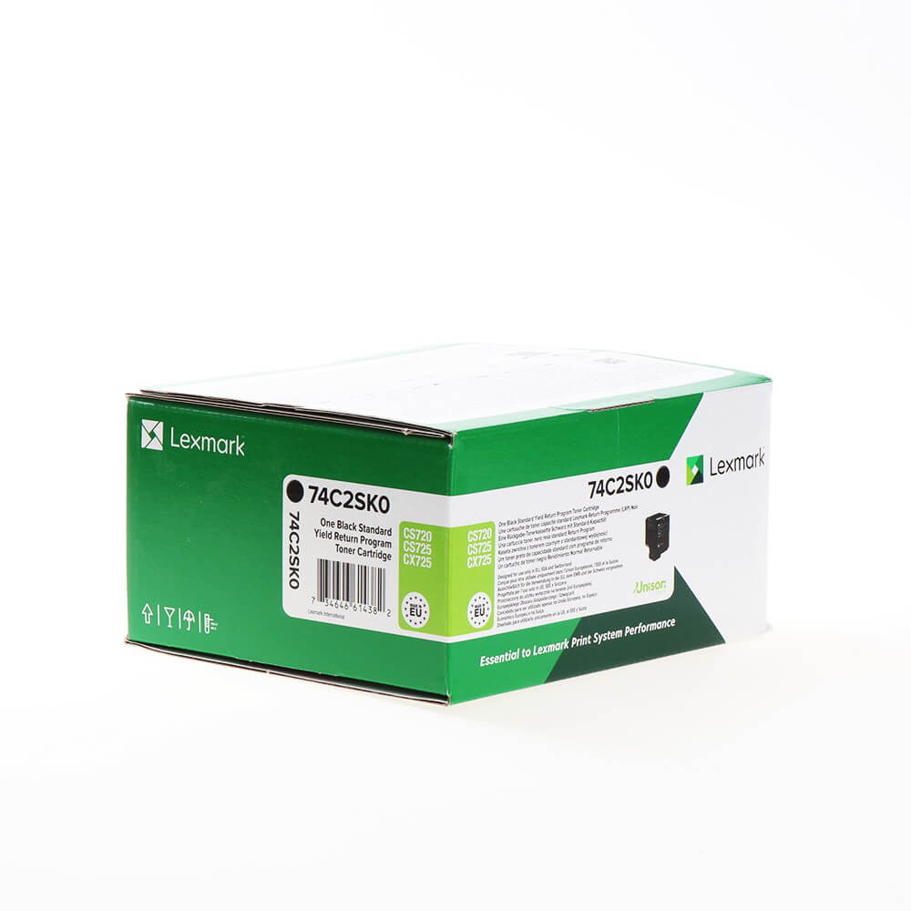 Toner 74C2SK0 Musta, Return