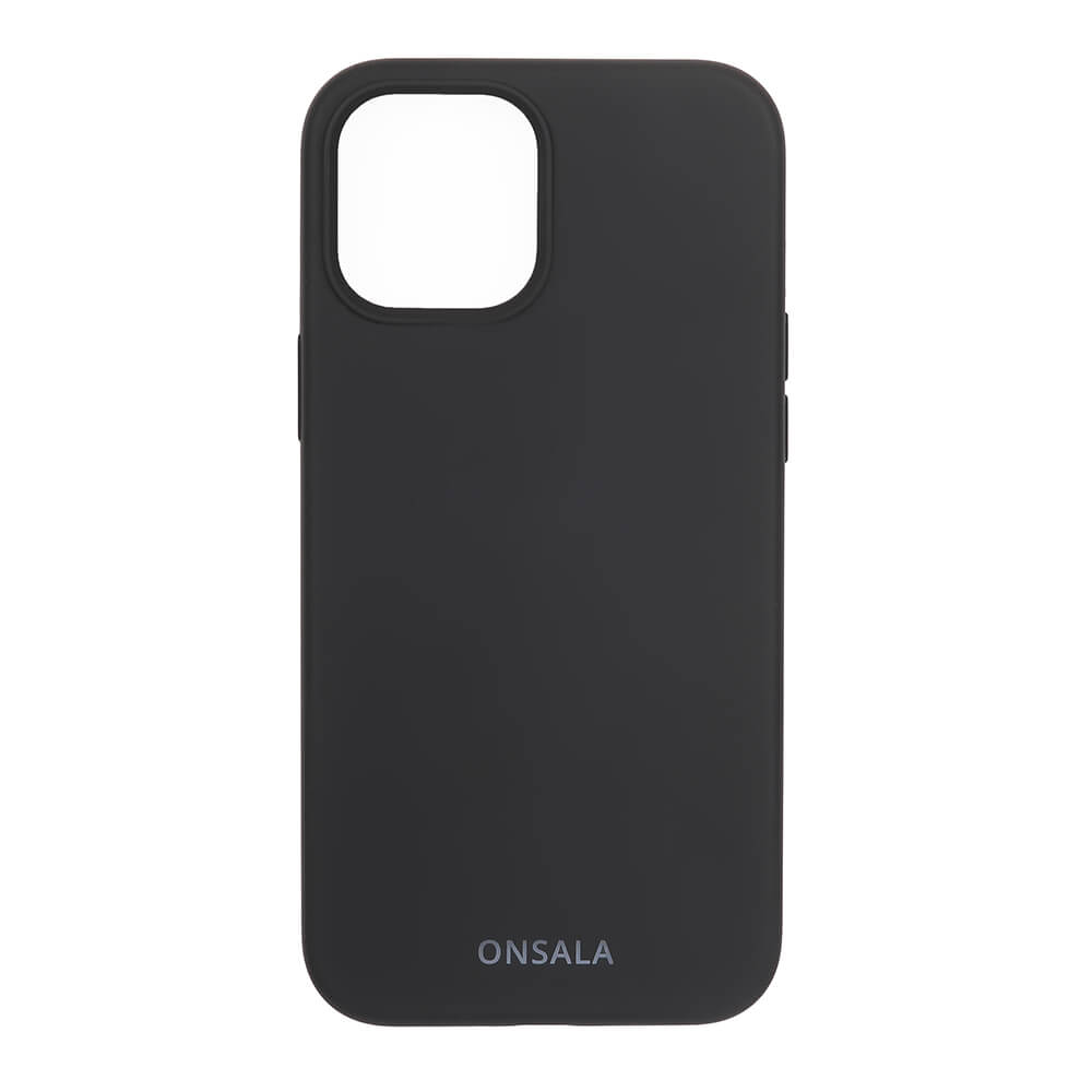 Phone Case Silicone Black - iPhone 12 / 12 Pro 