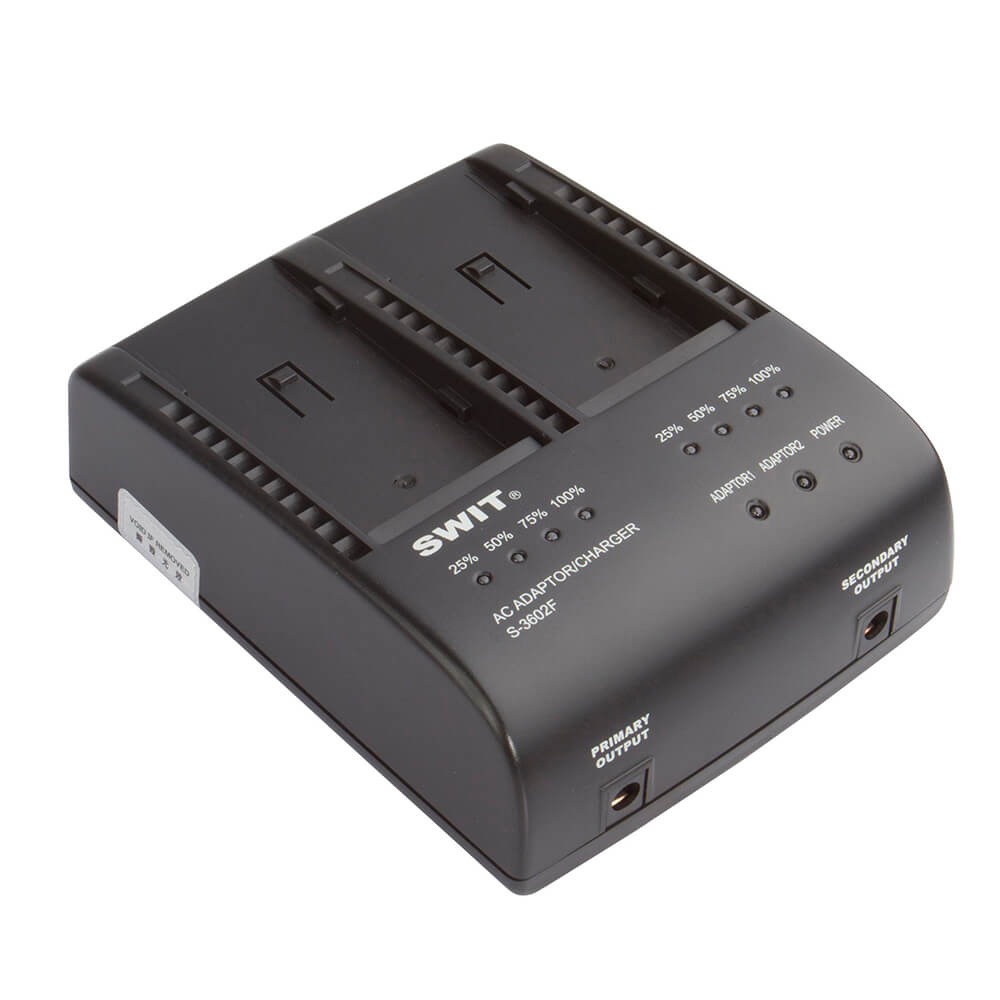 SWIT S-3602F 2ch charger for S-8770/8972/70