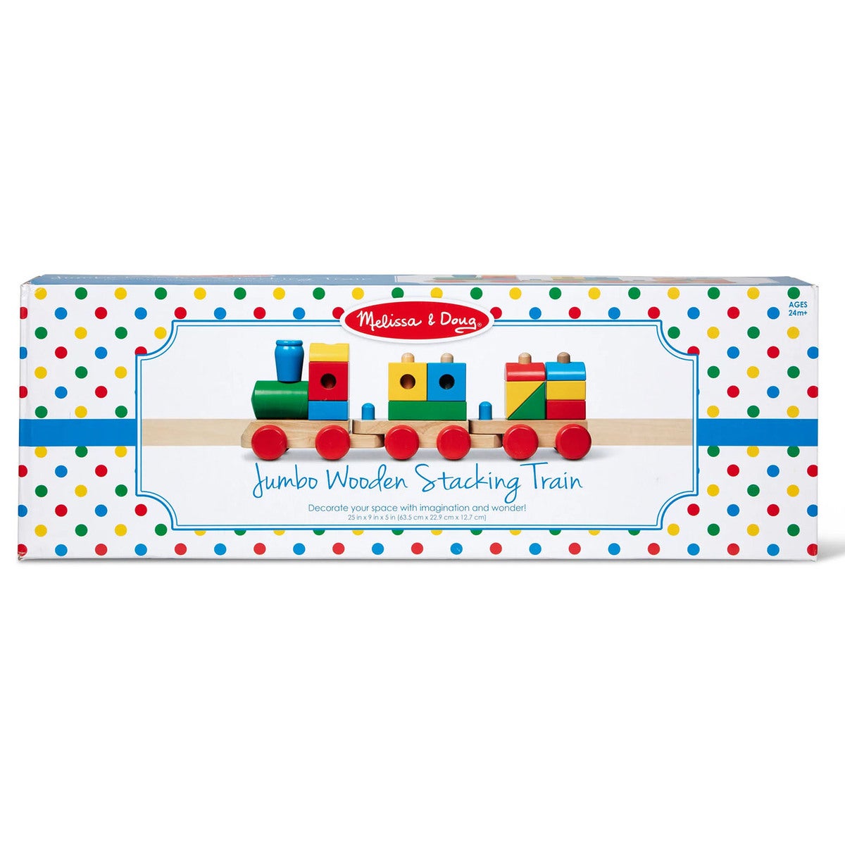 Wooden Stacking Toy Train