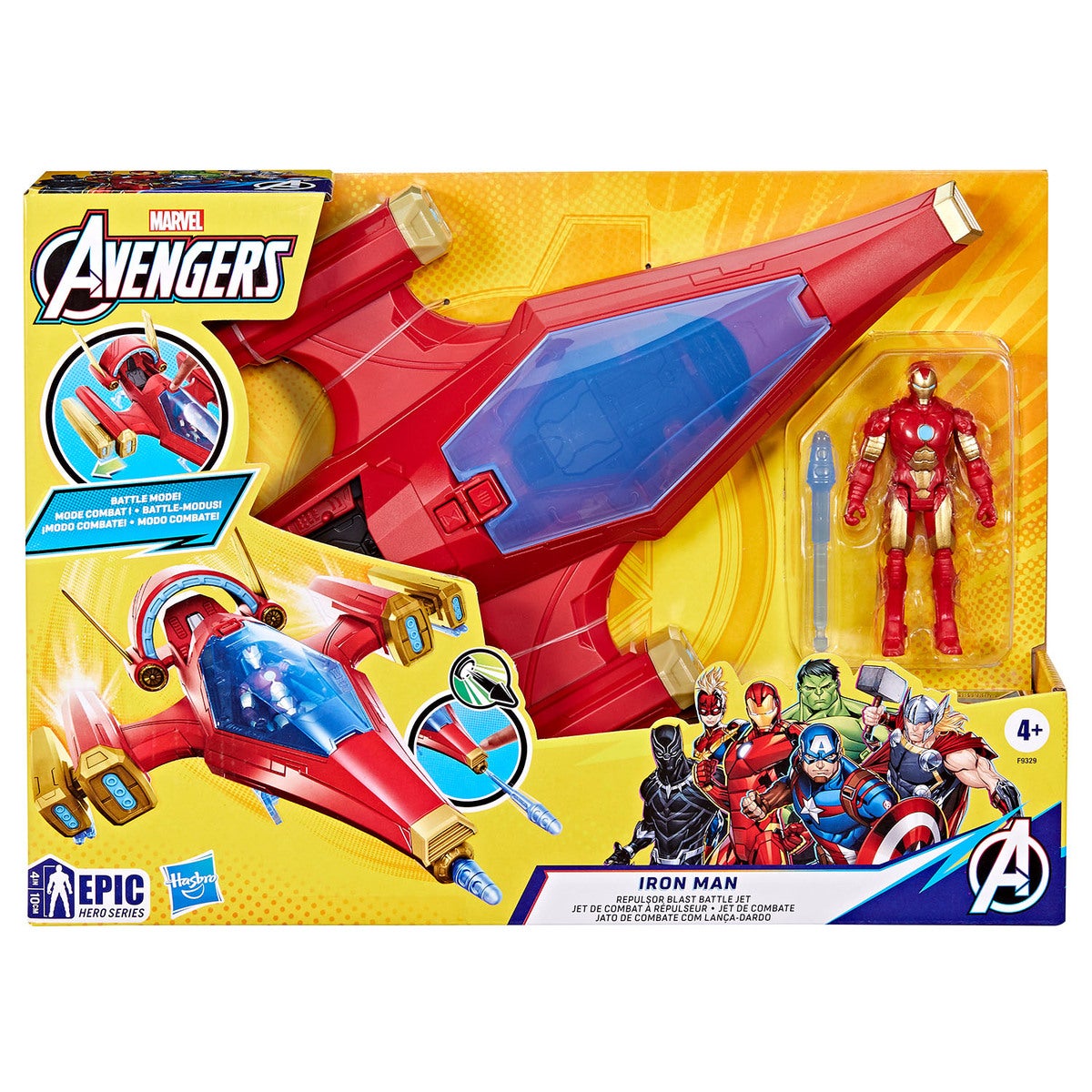 Legetøj Avengers Role Play Iron Man Repulsor Blast Battle Jet
