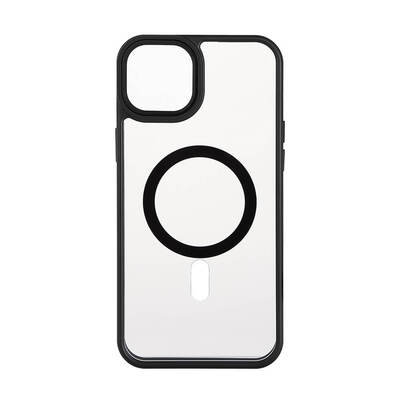 Mobilskal Bumper MagSeries Black & Clear - iPhone 15 Plus