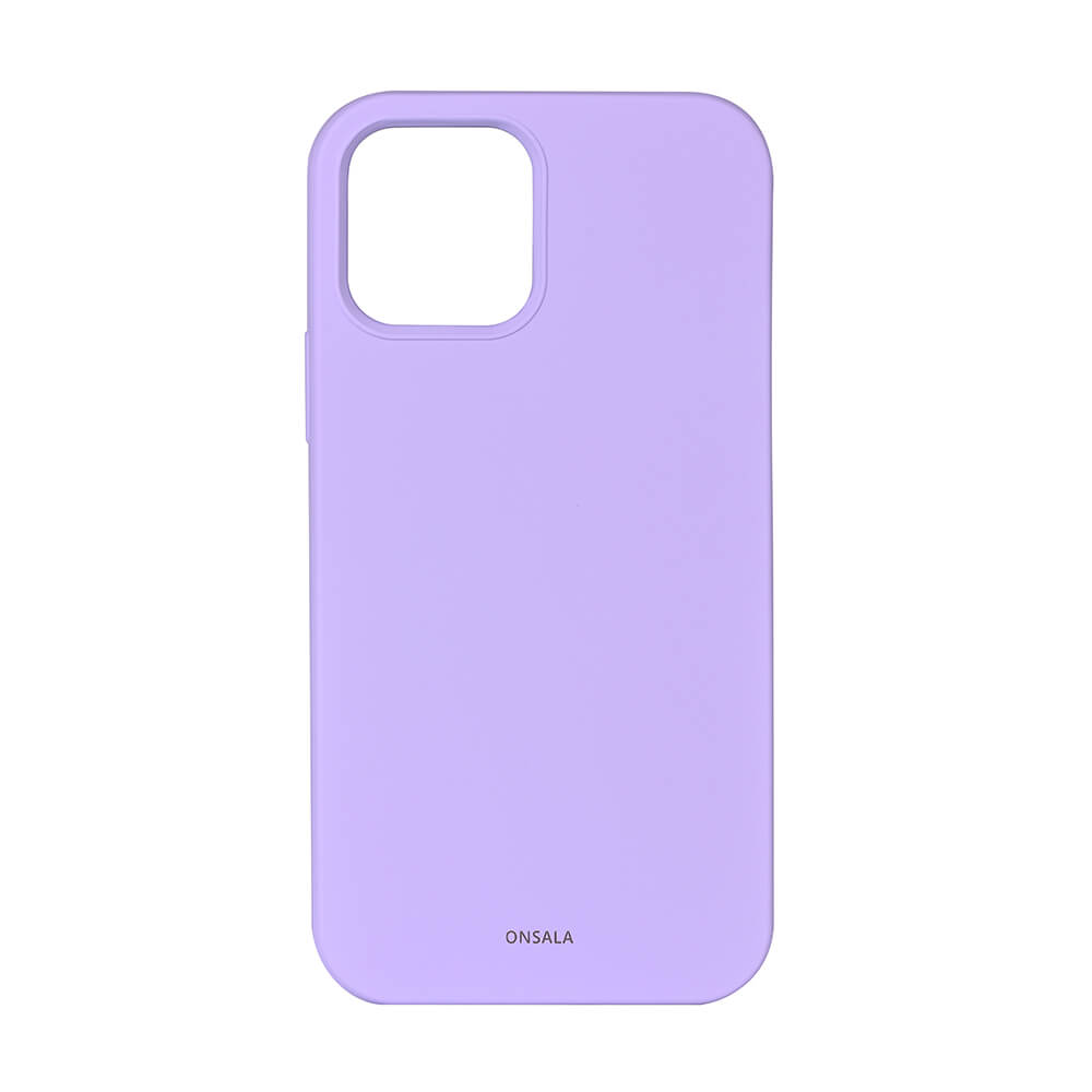 Phone Case Silicone Purple - iPhone 12/12 Pro