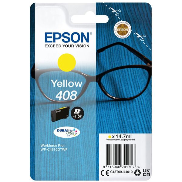 EPSON Ink C13T09J44010 408 Yellow Glasses