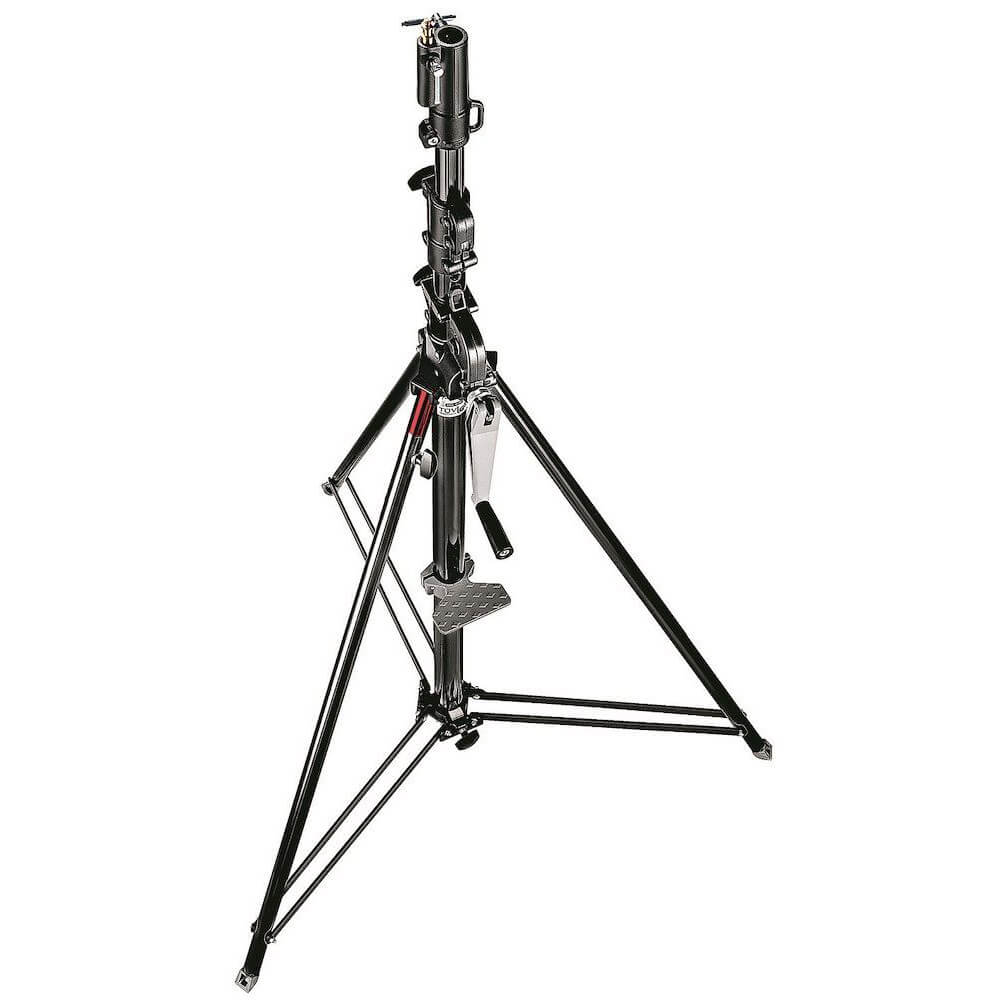 Tripod 087NWB, Wind-up, 3pcs. , black