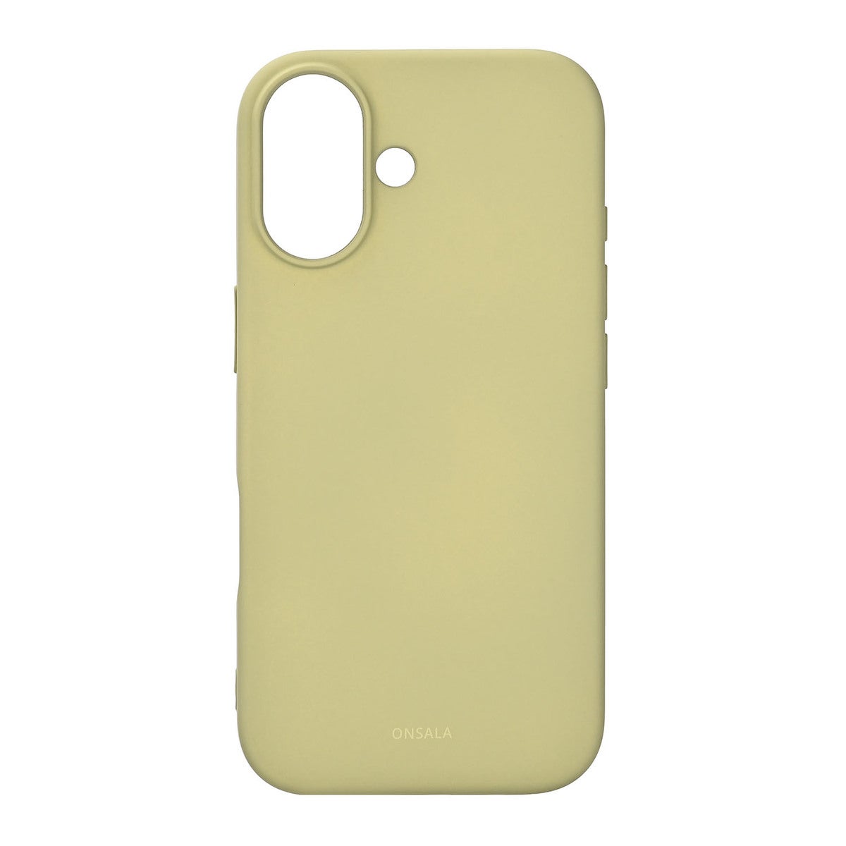 Mobilkuori silikonituntumalla Lime - iPhone 17