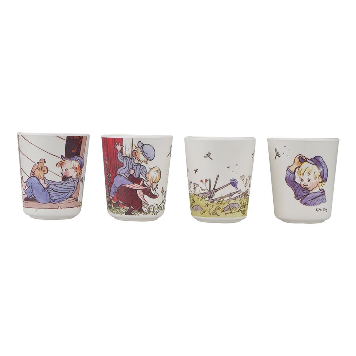 100% Melamine Tableware 4 Tumbler Set
