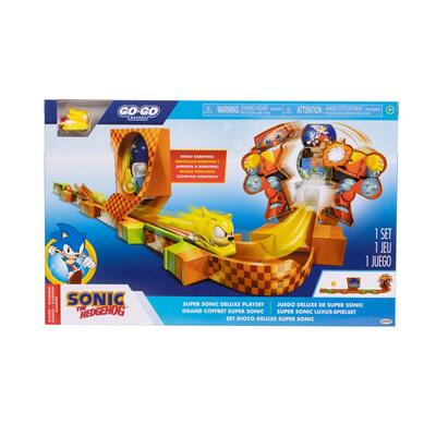 Sonic The Hedgehog Go Go Racers Deluxe Playset
