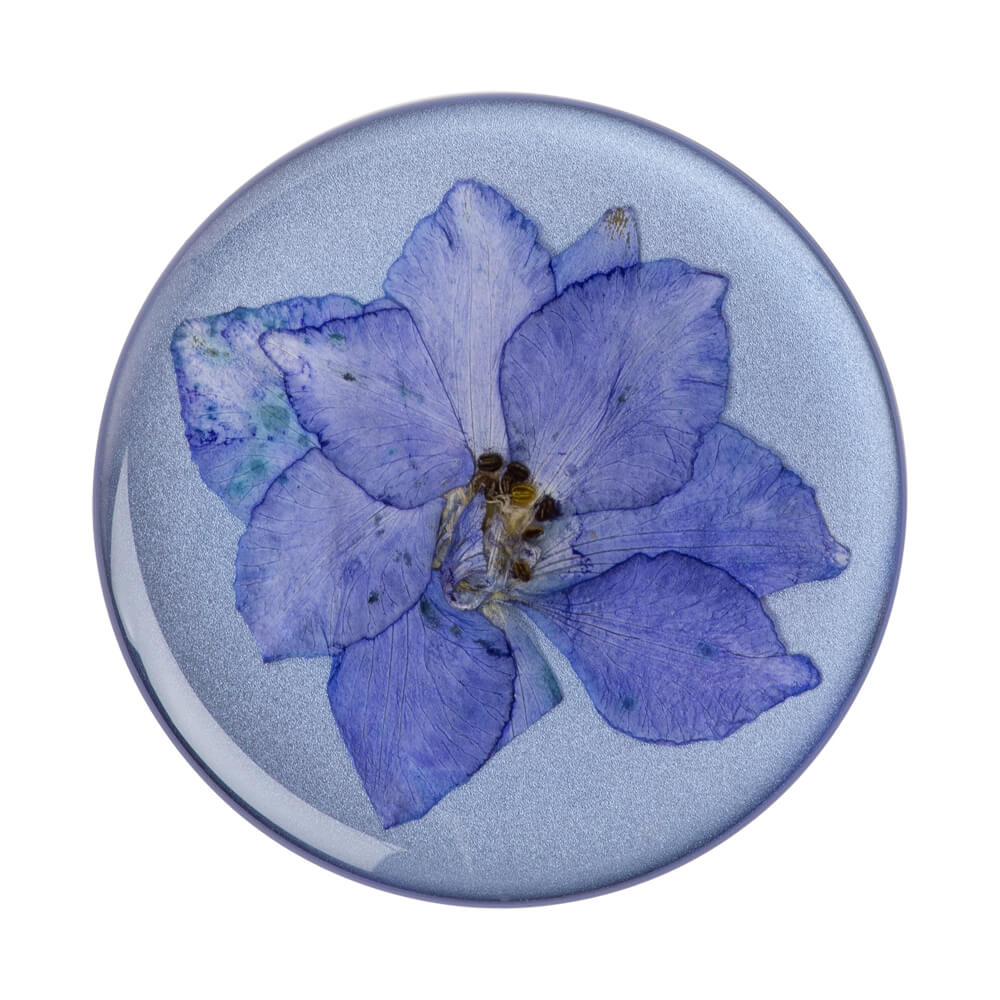 POPSOCKETS Pressed Flower Larkspur Removable Grip with Standfunction Premium 