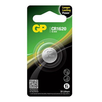 Coin Cell Lithium CR1620 1-Pak