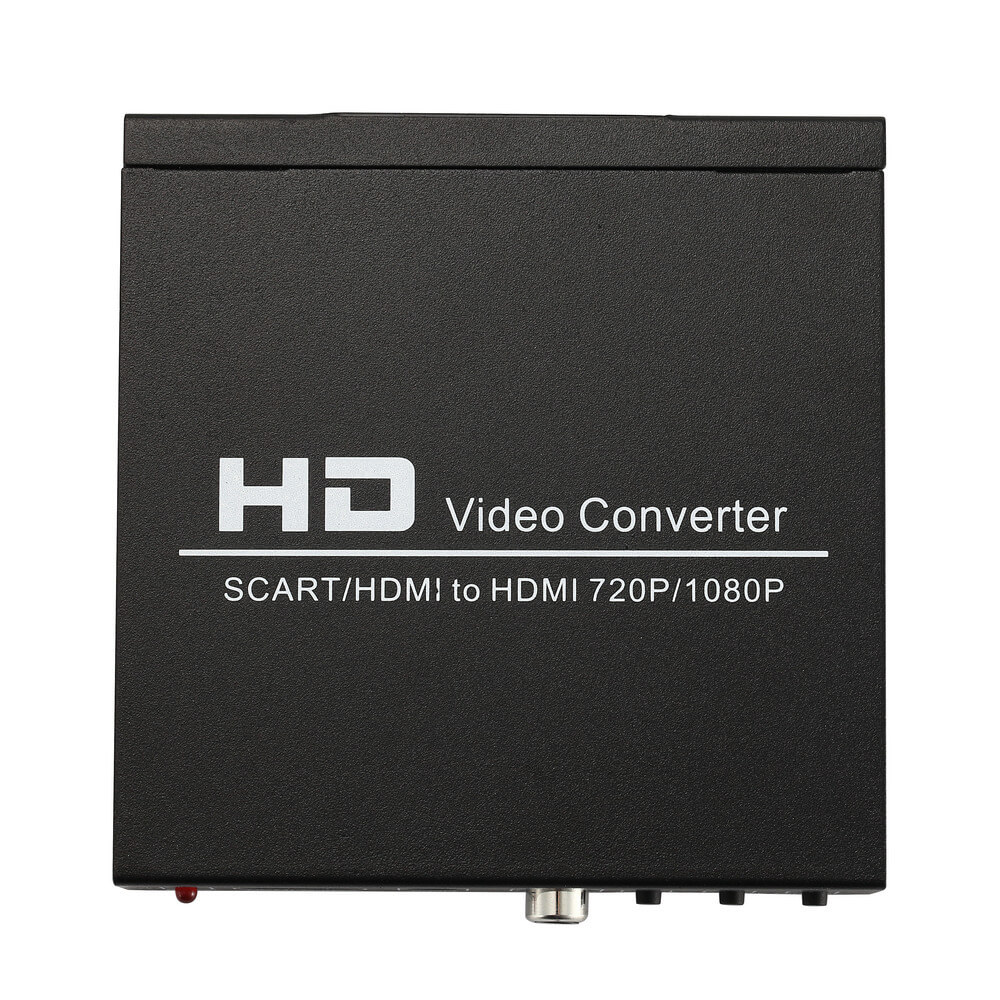 SCART+HDMI to HDMI HD Converter and Switch Black