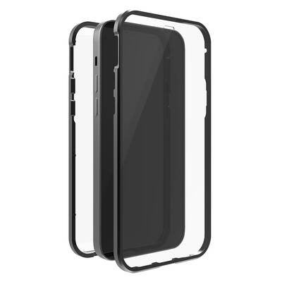 Mobilskal 360° Glas Transp/Svart - iPhone 14 Pro 