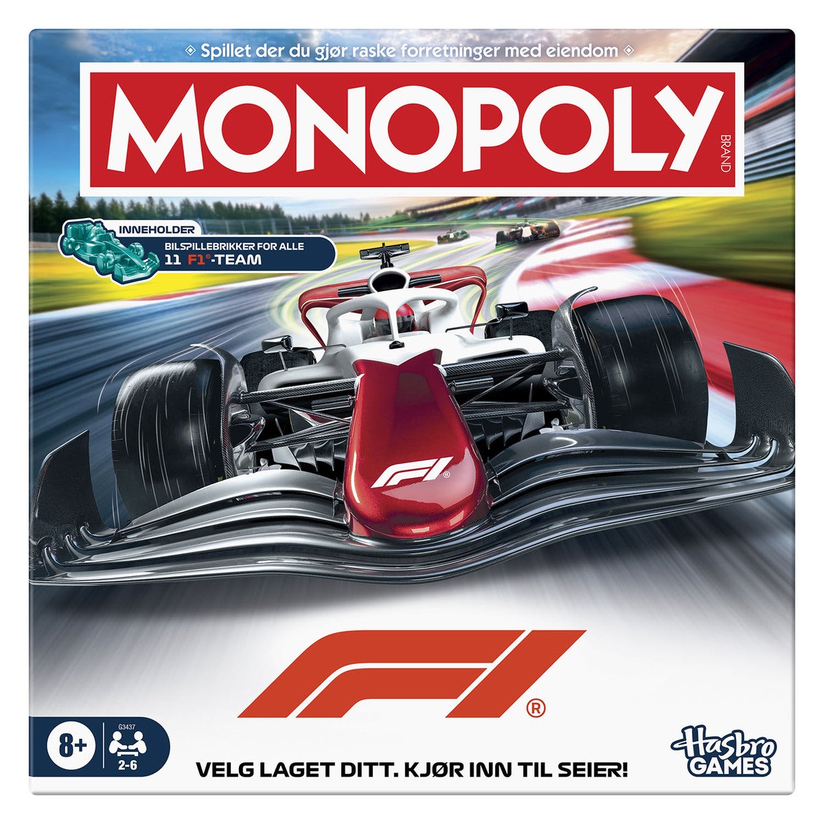 Board Game Monopoly Formula 1 (NO)