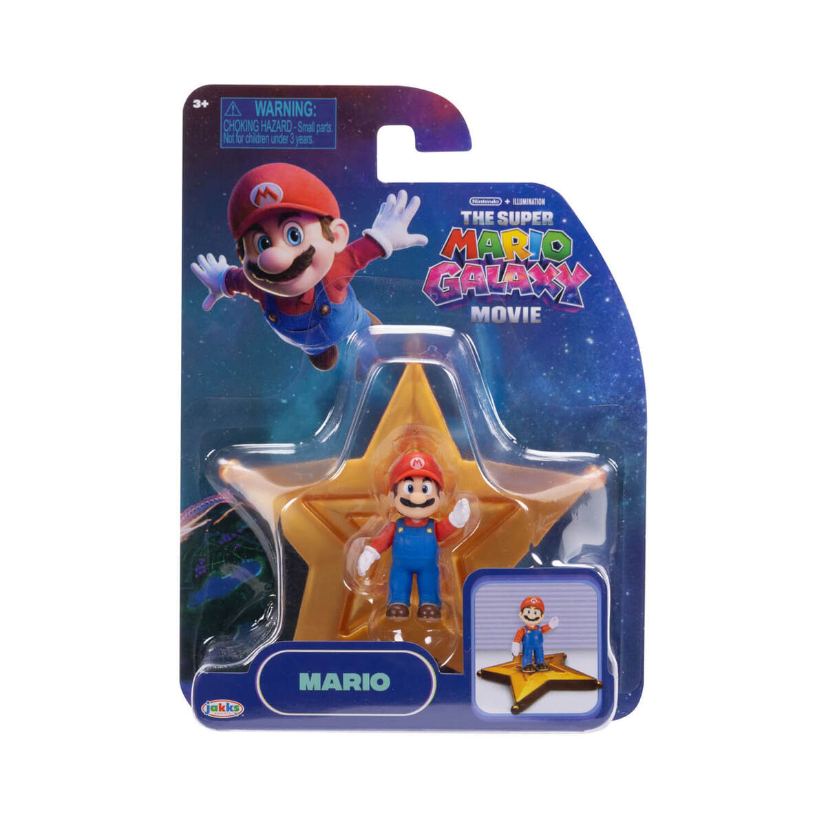 The Super Mario Galaxy Movie 1.5in Figure with Star Accessory - Asst CDU