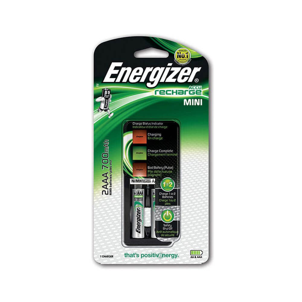 ENERGIZER Charger Mini 2x AAA 700mAh