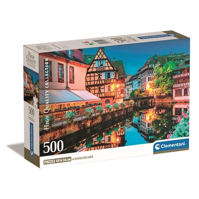 Puslespill 500 Pcs CB High Quality Collection Strasbourg Old Town