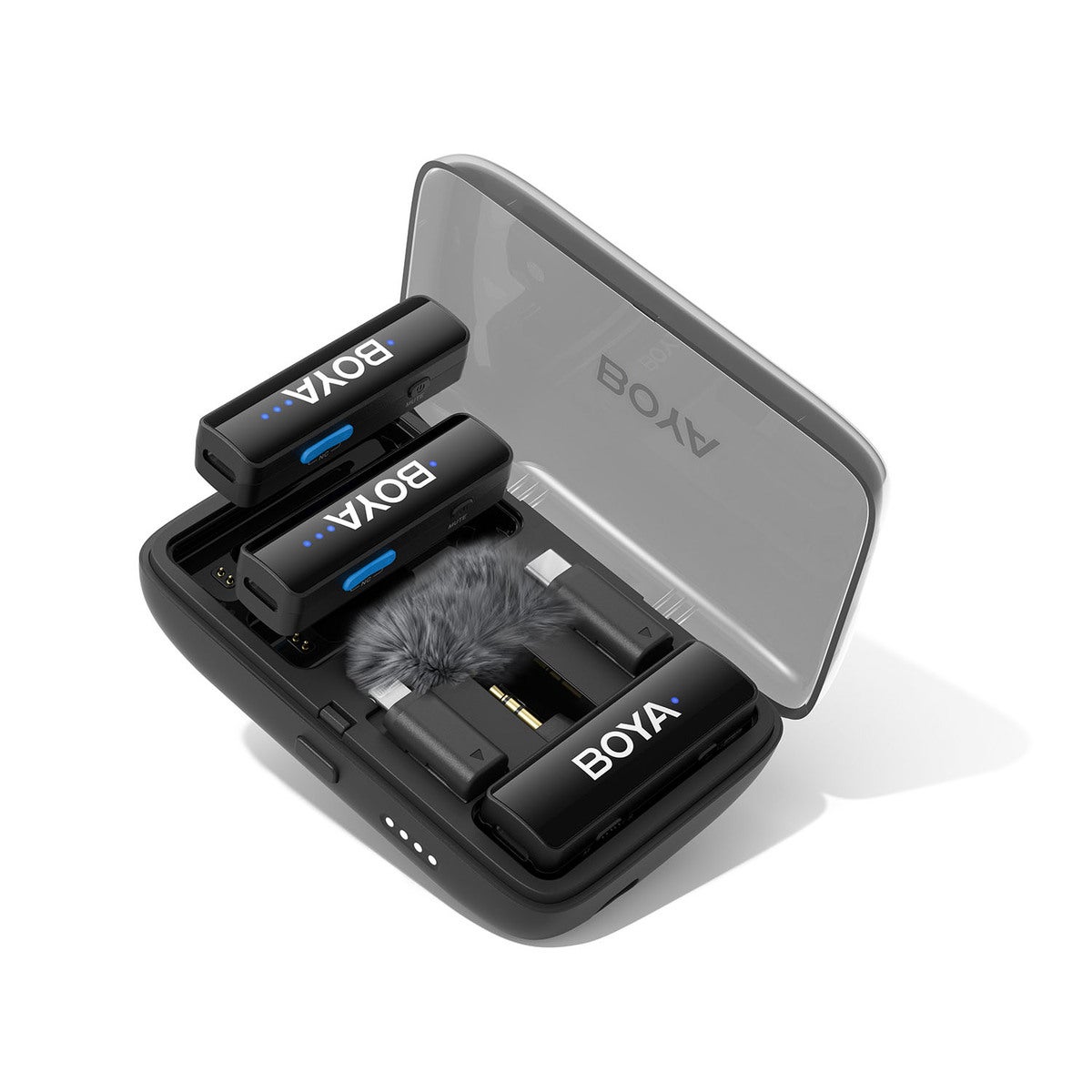 Microphone BOYALINK V2.0 3.5mm Wireless X2 System Lightning USB-C