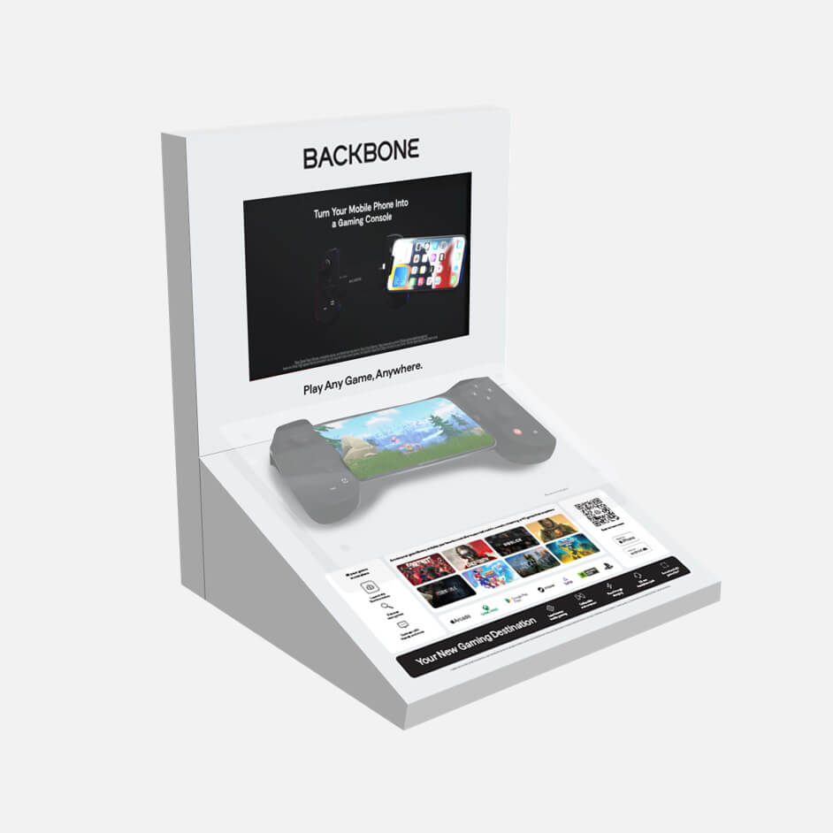 BACKBONE PoS Display Standard With Screen (EN) 30.5 x 27.9 x 34.3cm (WDH)